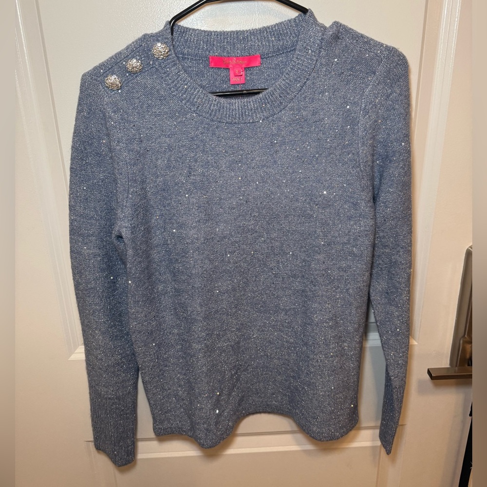 Lilly Pulitzer Blue Crew Neck Sweater